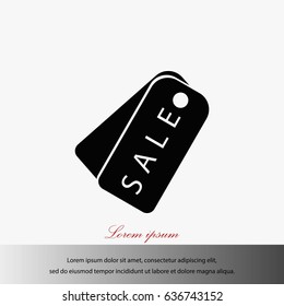 sale tag icon,vector, flat design best vector icon