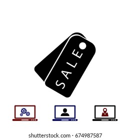 sale tag icon,vector, flat design best vector icon