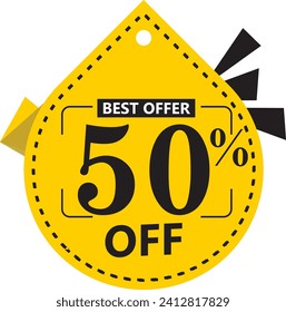 Sale tag logo icon vector element