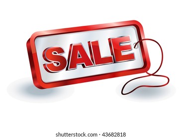 sale tag, red version