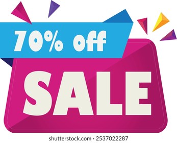 Sale tag special offer tag label discount badge template vector illustration isolated Sale banner template design