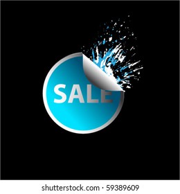Sale tag sticker