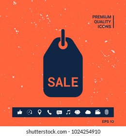 Sale tag symbol