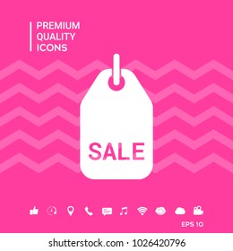Sale tag symbol