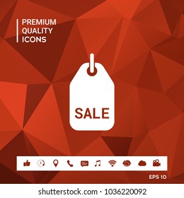 Sale tag symbol