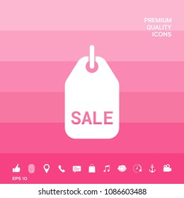 Sale tag symbol