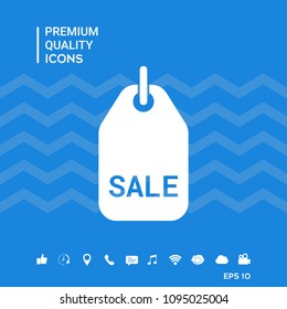 Sale tag symbol