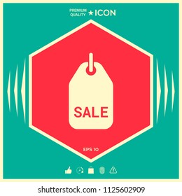 Sale tag symbol