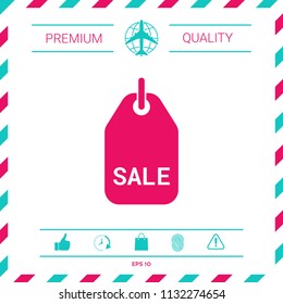 Sale tag symbol