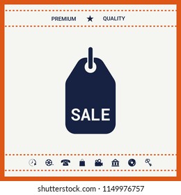 Sale tag symbol
