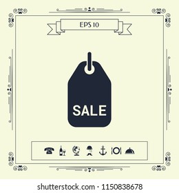 Sale tag symbol