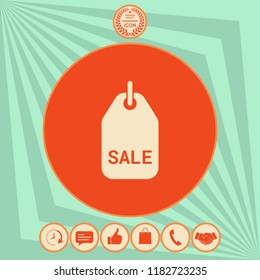 Sale tag symbol
