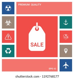 Sale tag symbol