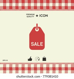 Sale tag symbol