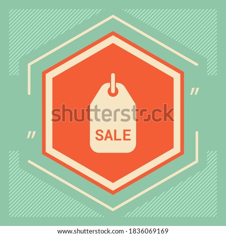 Sale tag symbol. Graphic elements for your design