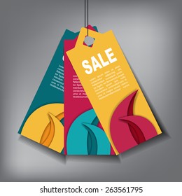 Sale tag vector