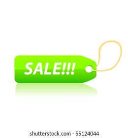 Sale tag. Vector