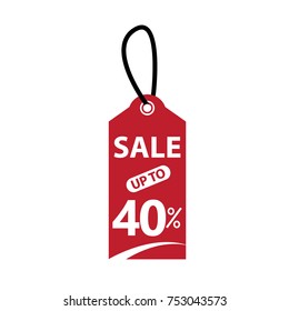 sale tag vector