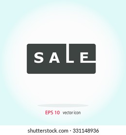 SALE tag vector icon.