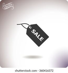 SALE tag vector icon.