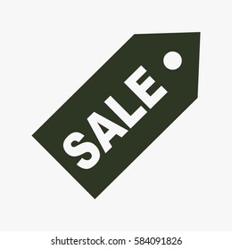 SALE tag vector icon.