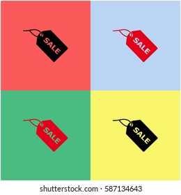 SALE tag vector  icon.