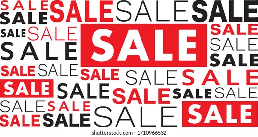 Sale tag word cloud concept collage vector