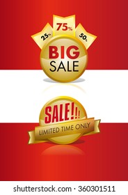 Sale tags. Sale banners set. Shopping.