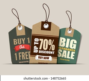 Sale Tags Design