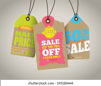 Sale Tags Design 