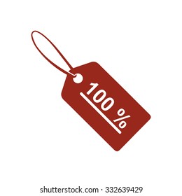 Sale tags icon. Flat design style. Vector EPS 10.