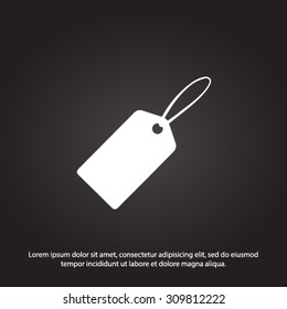 Sale tags icon. Price labels percent sale off. Flat design style. Vector EPS 10.