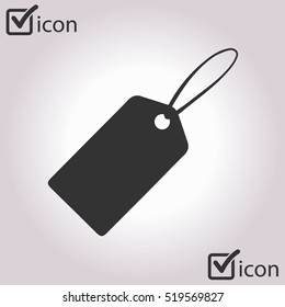 Sale tags icon. Price labels percent sale off. Flat design style. Vector EPS 10.