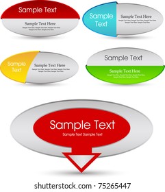 sale tags or label set