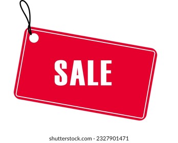 Sale tags and labels, template shopping labels. Blank, discount and price tags on paper. Special offer. Vintage. Vector illustration.