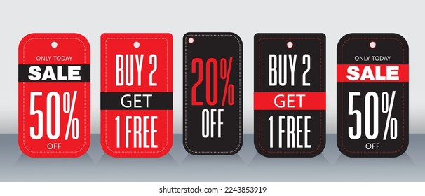 Sale Tags for maga sale events, discounts, offer tags