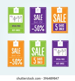 Sale Tags with sale messages