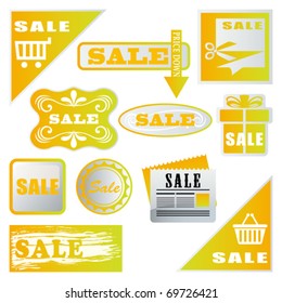 Sale tags set