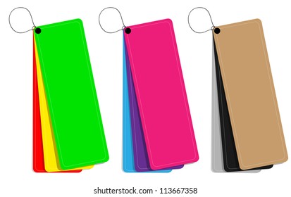 Sale tags. Vector.