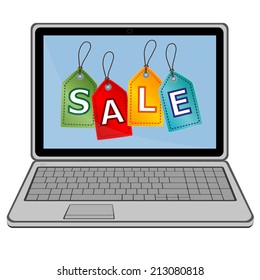 Sale Tags, vector 
