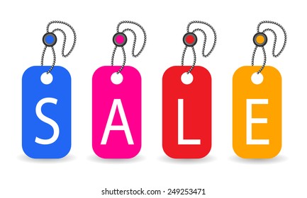 Sale Tags, vector