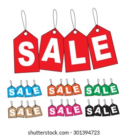 Sale tags , Vector 