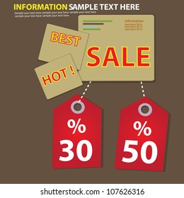 Sale tag,Vector