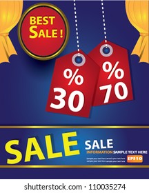 Sale tag,Vector