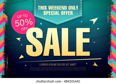 Sale template banner