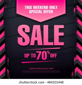 Sale template banner