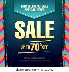 Sale template banner