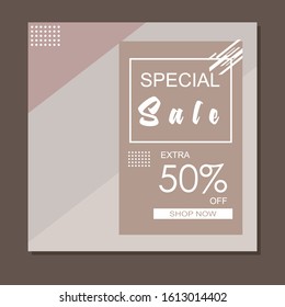 sale template for promotion banner