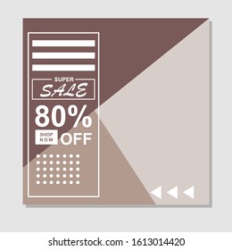 sale template for promotion banner