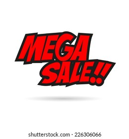 Sale text backgrounds, vector illustration 